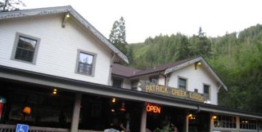 link to full image of Patrick Creek Lodge porch
